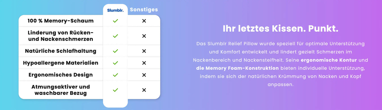Konturen-Entlastungskissen- Slumbir My Store