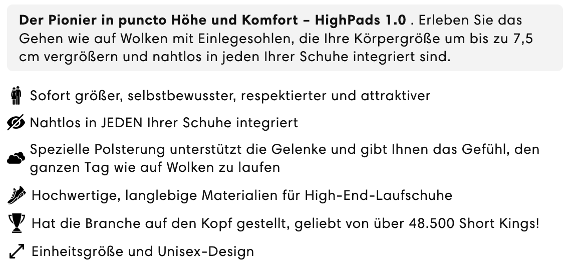 Shopbyiba Orthopädischen HighPads