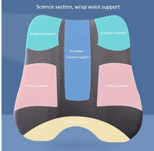 Orthopädisches Premium Rücken- & Sitzkissen-Set